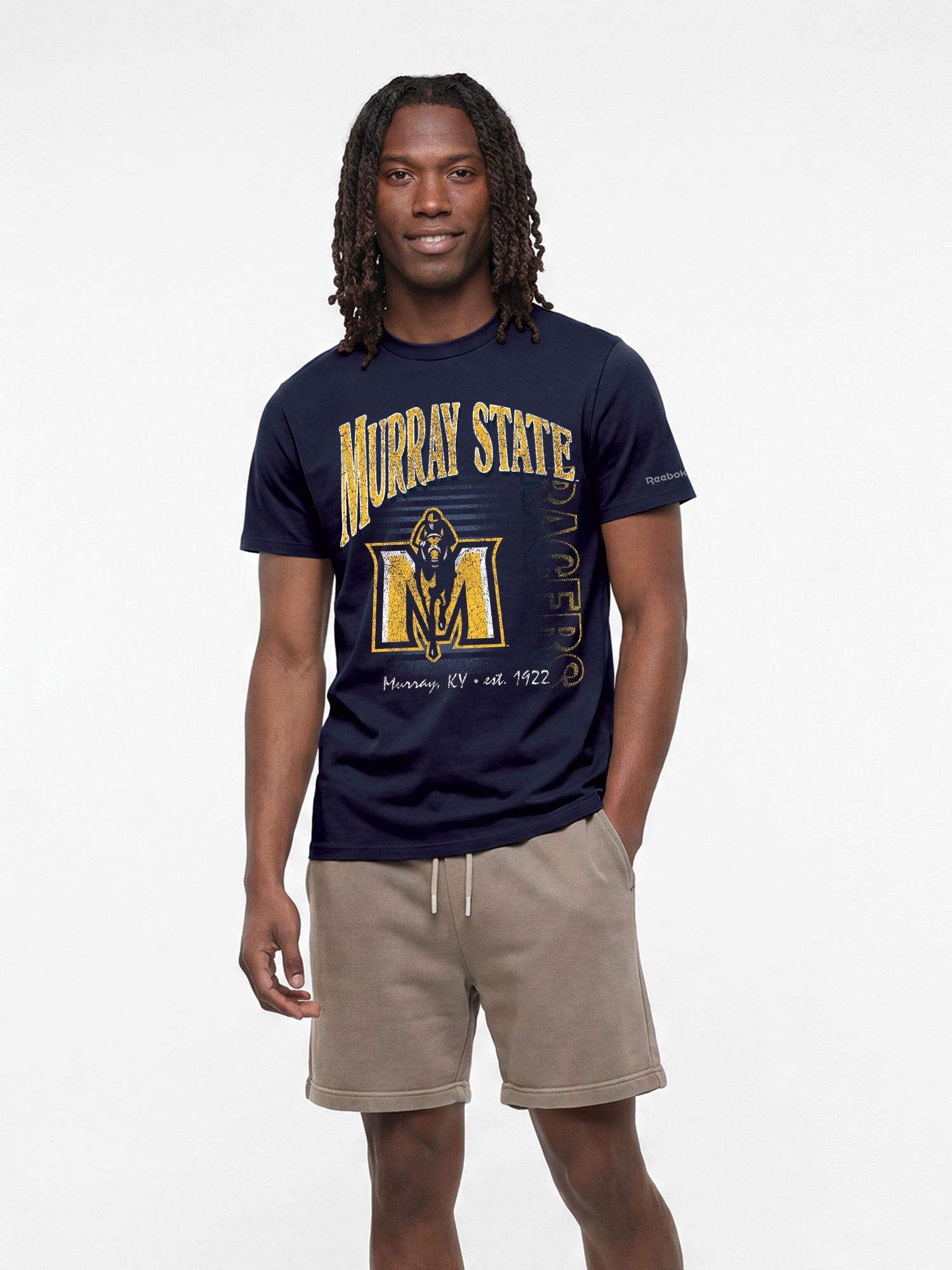 Murray State Racers Reebok Mens Crew Neck Short Sleeve T-Shirt