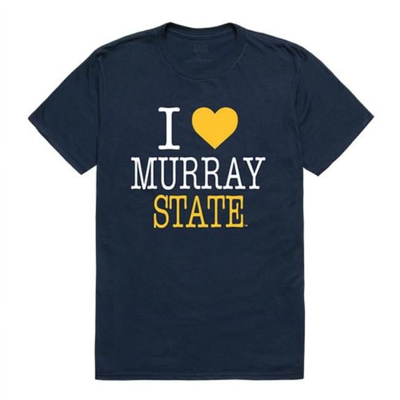 Murray State University I Love T-Shirt, Navy - 2XL
