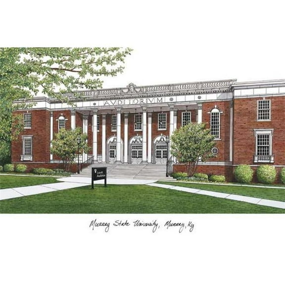 Murray State University  Lithograph Print