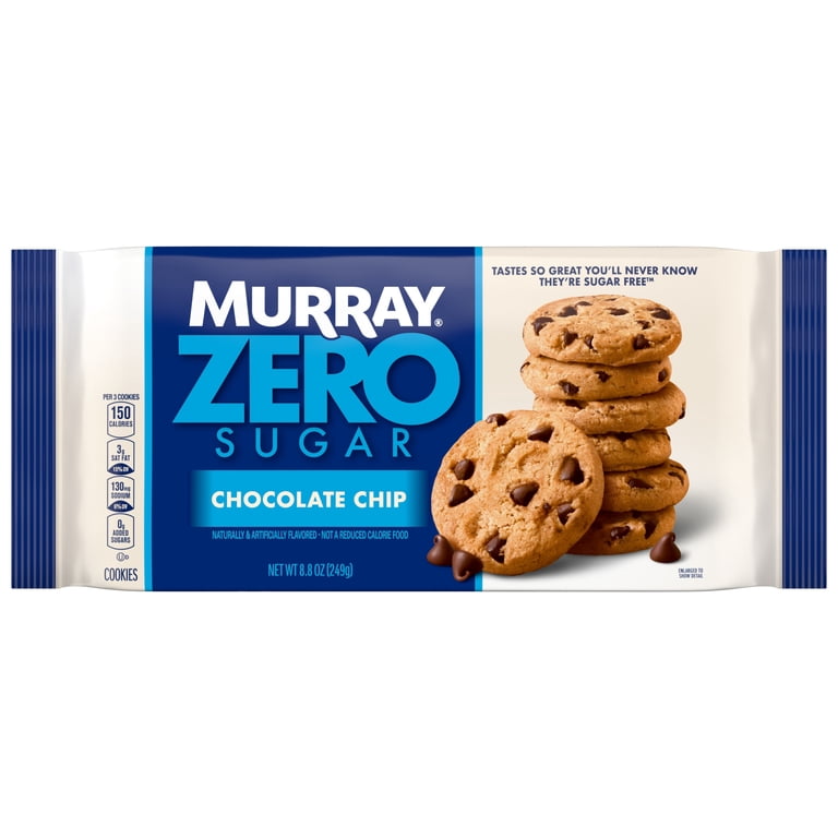 Murray Sugar-Free Chocolate Chip Cookies, 8.8 oz - Walmart.com