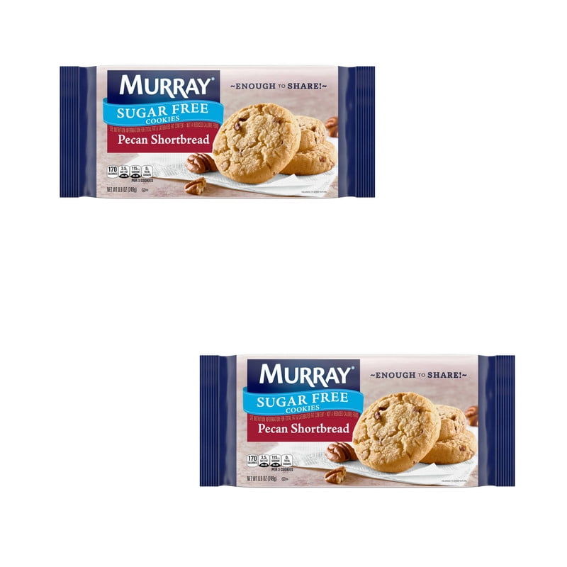 Murray Sugar Free Pecan Shortbread Cookies,2PACK