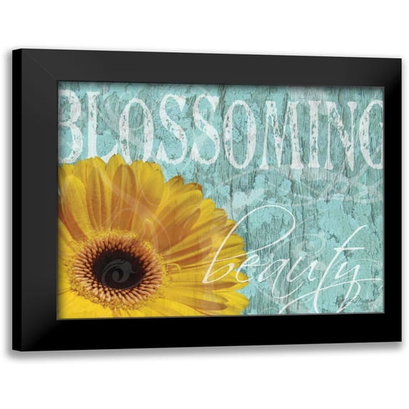 Murray, Sylvia 18x15 Black Modern Framed Museum Art Print Titled - Gerbera IV