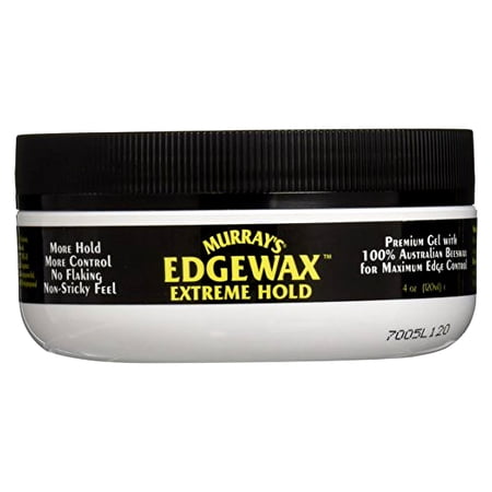 Murrays Edge Wax For Maximum Edge Control Hair Gel, Extreme Hold, 4 Oz