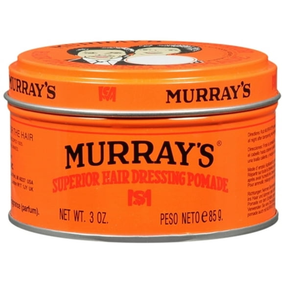 Murray's Hair Dressing Pomade 3 oz (Pack of 4)