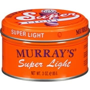Murrays Pomade & Hair Dressing, Super Light 3 oz Pack of 4