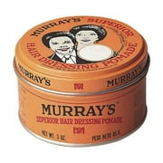 Murrays Superior Hair Dressing Pomade 3 oz. per Jar 2 Pack C30