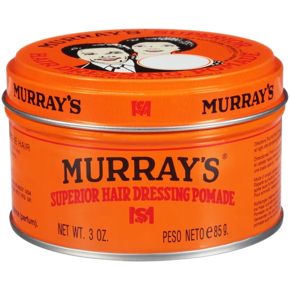 Murray's Superior Hair Dressing Pomade Enhances Natural Waves, 3 oz, 5 Pack