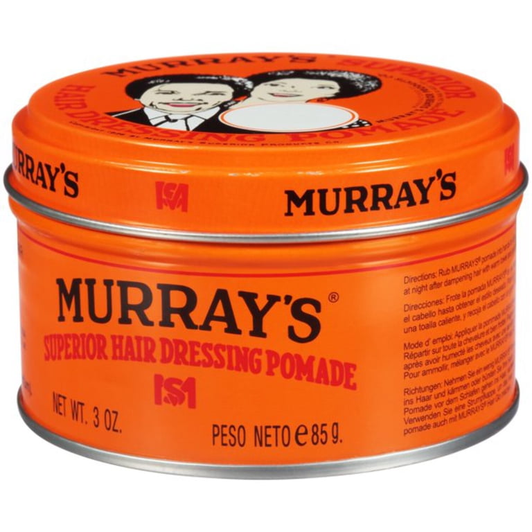 Murray's Hair Dressing Pomade 3 oz for Thick Curly Hair Control