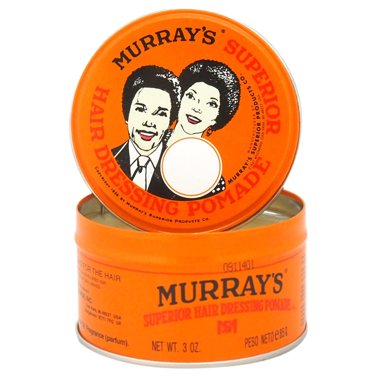 3 oz Murray's Pomade Murrays Pomade Hair Dressing 883214136648 