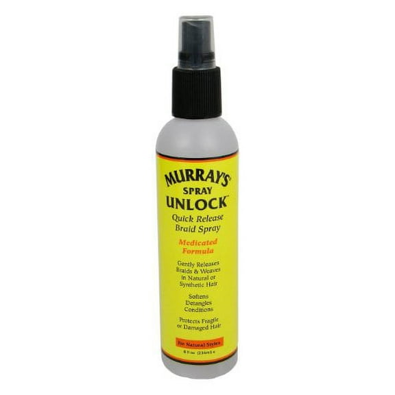 Murrays Unlock Spray Quick Release Braid Spray 8 Oz