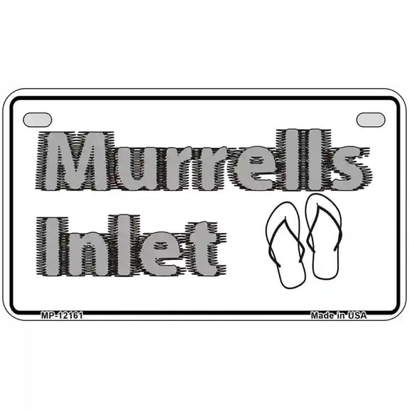 Murrells Inlet SC Novelty Metal License Plate 7" x 4" Motorcycle (MP)