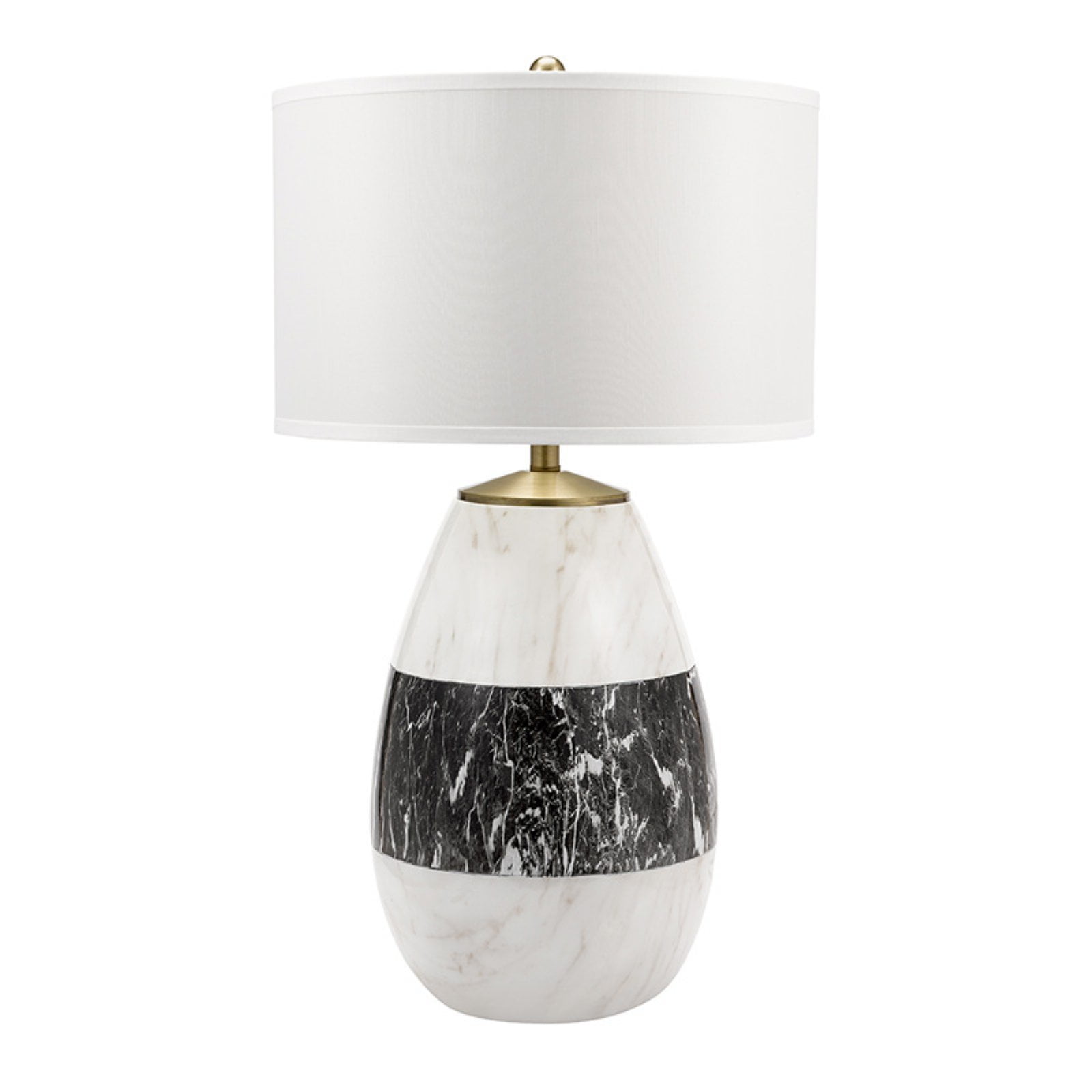 Murrieta 32 in. Monochromatic Marble Stripe Table Lamp