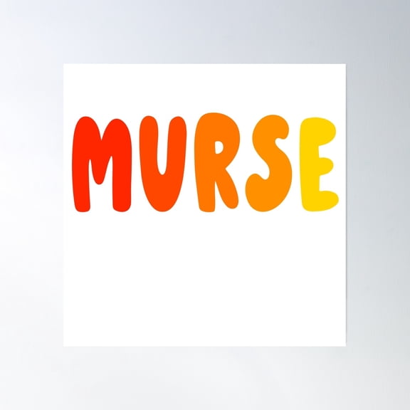Murse Poster Wall Art, Modern Wall Decor, 16x16 UNFRAMED