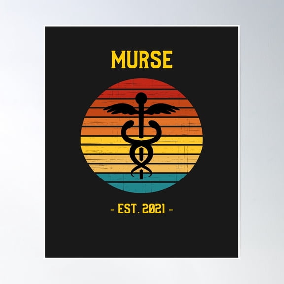 Murse Poster Wall Art, Modern Wall Decor, 8x12 UNFRAMED