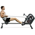 thumbnail image 1 of Murtisol No Electricity Required Water Rowing Machine with Inclined Water Tank Indoor Water Rower Adjustable Resistance LCD Monitor Home Gym Equipment for Whole Body Exercise Cardio Training Easy Move, 1 of 7