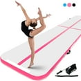 thumbnail image 1 of Murtisol Gymnastics Training Mats Exercise Mats Inflatable Tumbling Swimming Pool Mats Home Use/Training/Cheerleading/Yoga/Water Fun with Electric Pump Pink/Blue/Black Outdoor Indoor, 1 of 6