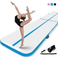 thumbnail image 1 of Murtisol Gymnastics Training Mats Exercise Mats Inflatable Tumbling Swimming Pool Mats Home Use/Training/Cheerleading/Yoga/Water Fun with Electric Pump Pink/Blue/Black Outdoor Indoor, 1 of 6