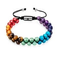 thumbnail image 1 of Murtoo Bead Chakra Double-layered Healing Yoga Crystals Bead Natural Stone Bracelets for Men and Women, 1 of 10