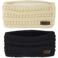 thumbnail image 2 of Knit Thermal Braided Headband For Women – Stretchy Winter Ear Warmer 2 of 6