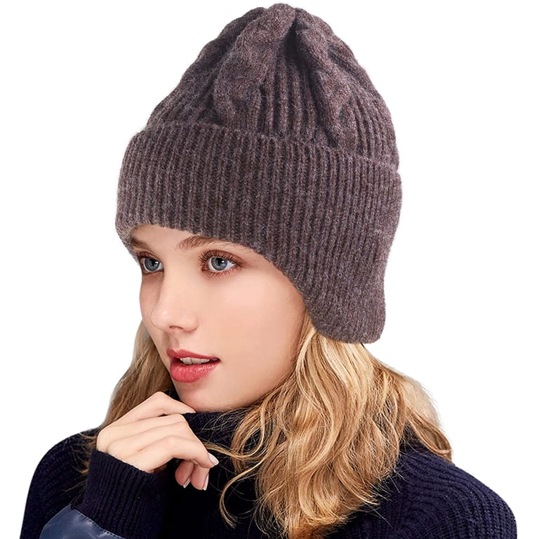 Muryobao Womens Winter Beanie Hat Slouchy Knit Hats Soft 