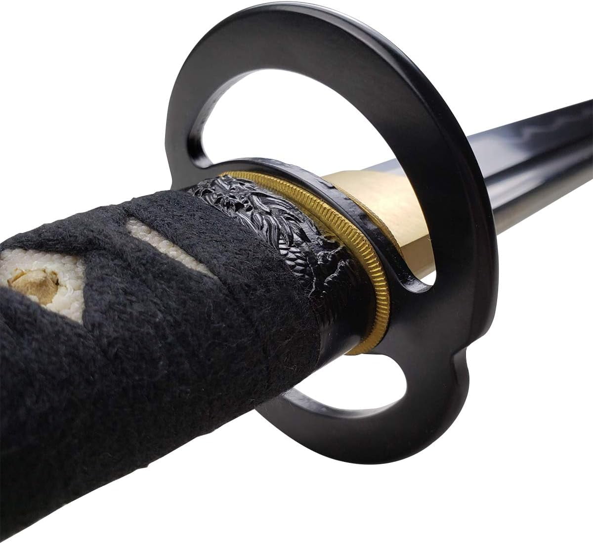 Musashi Miyamoto Hand-Forged 1060 High Carbon Steel Katana with Traditional Detailing