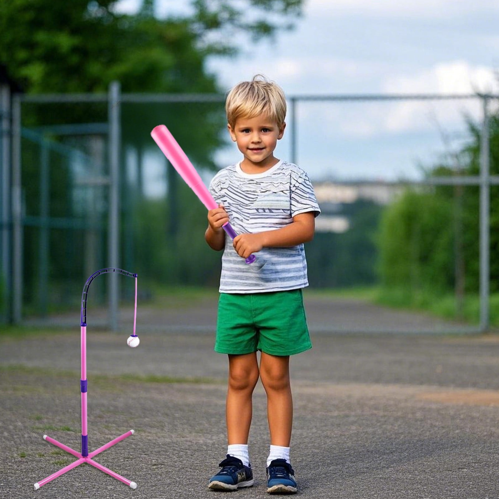 Musatteng Adjustable Baseball Pitching Machine for Kids 8-12 - Auto ...