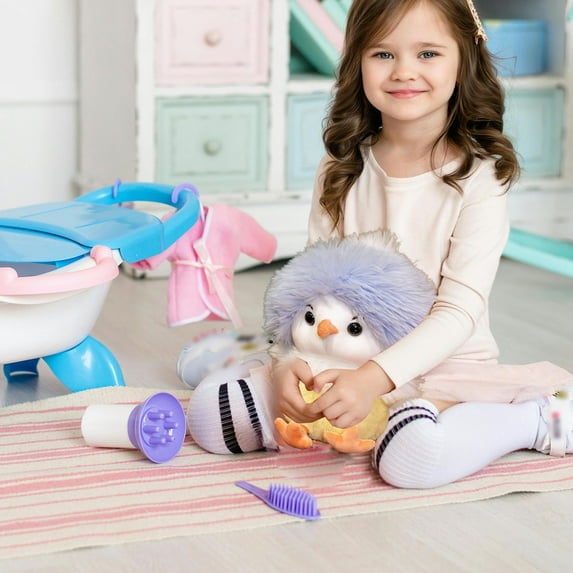 Musatteng Adorable Cartoon Chicken Plush Doll - Soft Huggable Stuffed Animal Toy for Kids, Cute Nursery Decor & Sensory Play Companion