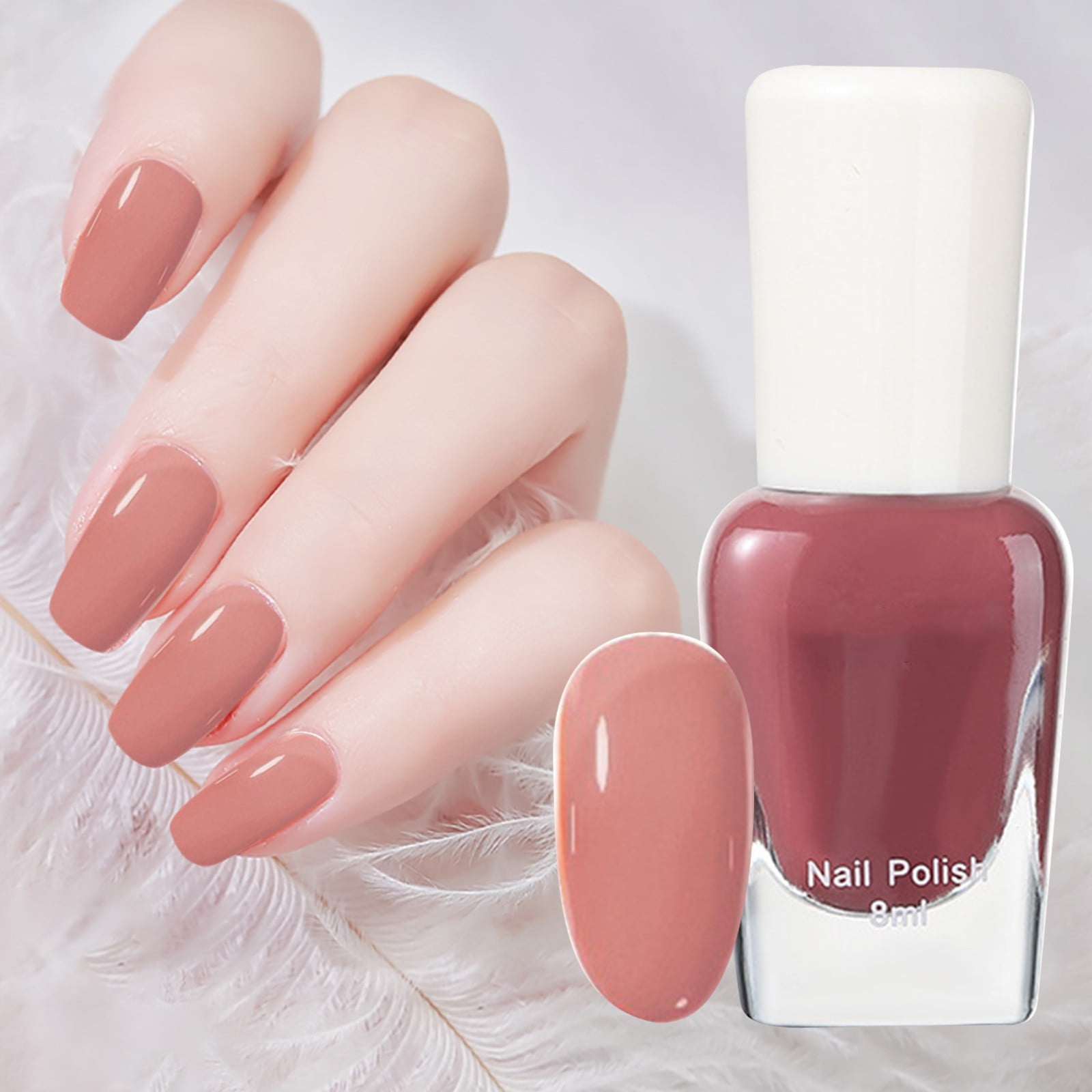 Musatteng Baby Fingernail Polish Periwinkle Gel Polish Tearable Non