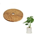 thumbnail image 1 of Musatteng Coconut Fiber Mulch Ring Tree Protector Mat 11.8 Inch Natural Coir Tree Ring Pot Soil Cover Tree Rings Disc Cover For Indoor Outdoor Lan, 1 of 7