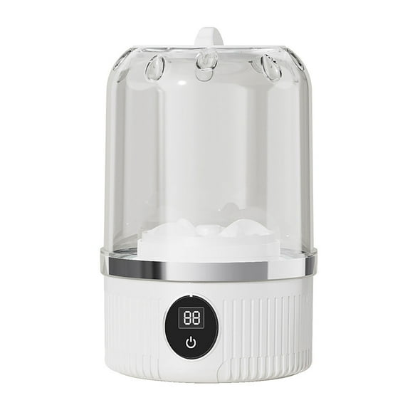 Musatteng Cordless Mini Washer for Delicates - 3000mAh Rechargeable Portable Laundry System for Travel, Camping & Dorms