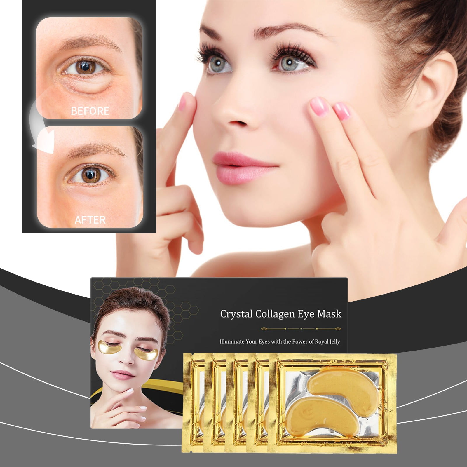 Musatteng face number 7 skin care collagen eye tightens and around the