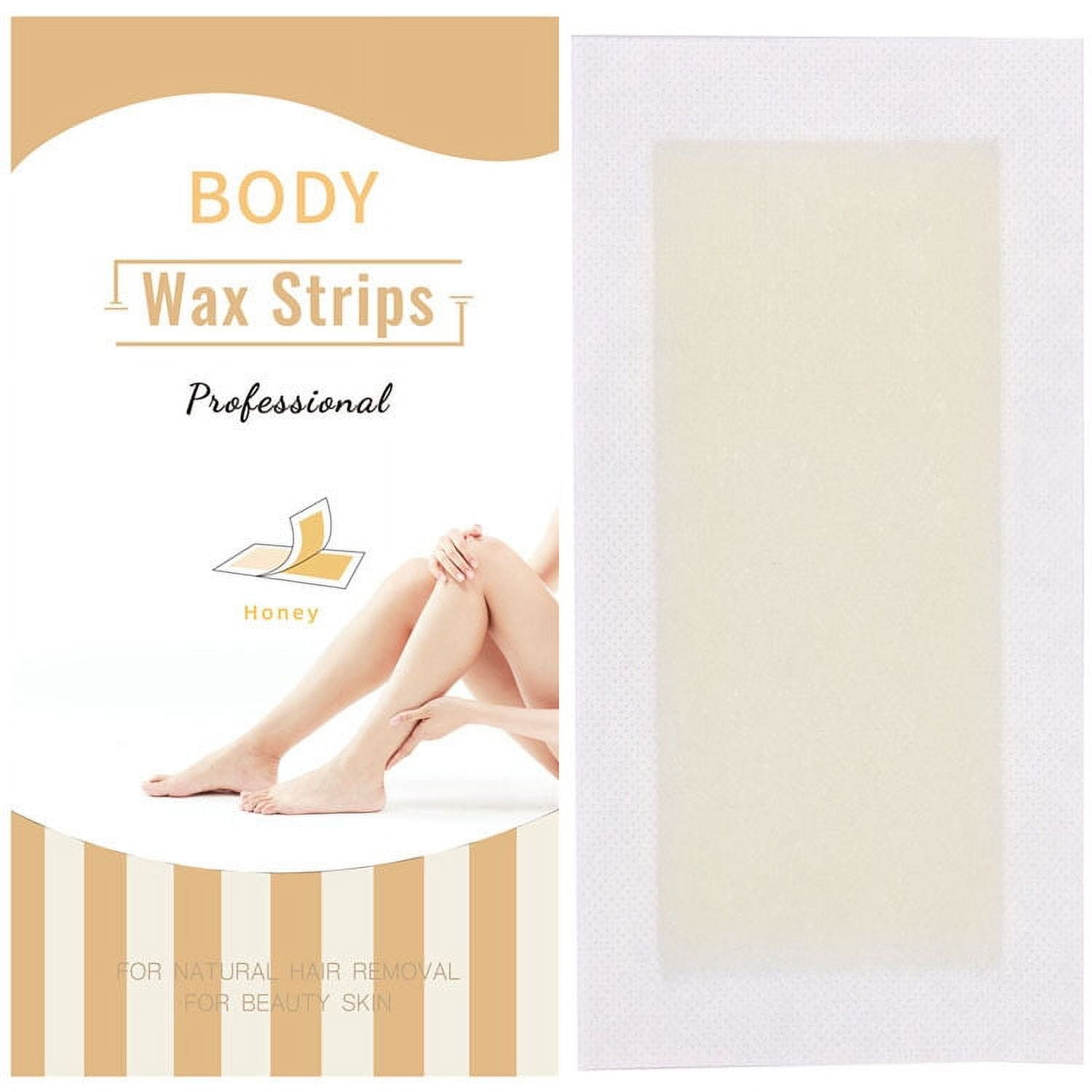 Musatteng Facial Wax Pamper Your Puss 20Pcs Paper Wax Strips Body