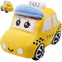 Musatteng Farm Tractor Plush Toy Set - Cartoon Stuffed Animal with Sound Effects & Storage Basket, Non-Toxic Room Decor for Kids 3 & Sensory Play