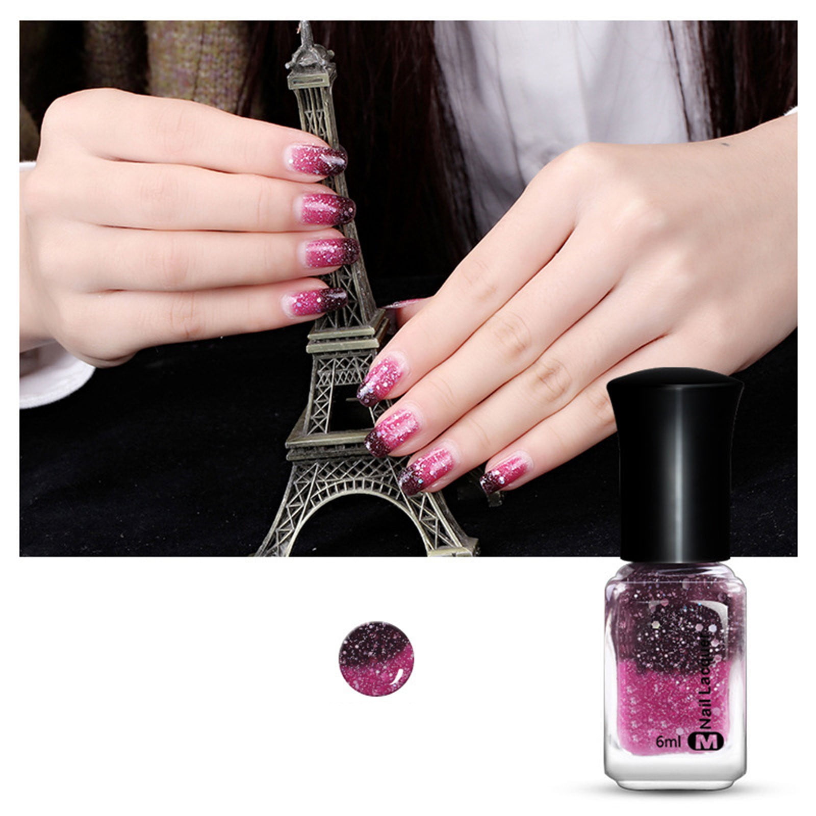 Musatteng Gel Topcoat for Nails Nail Thinner Temperature Change Nail