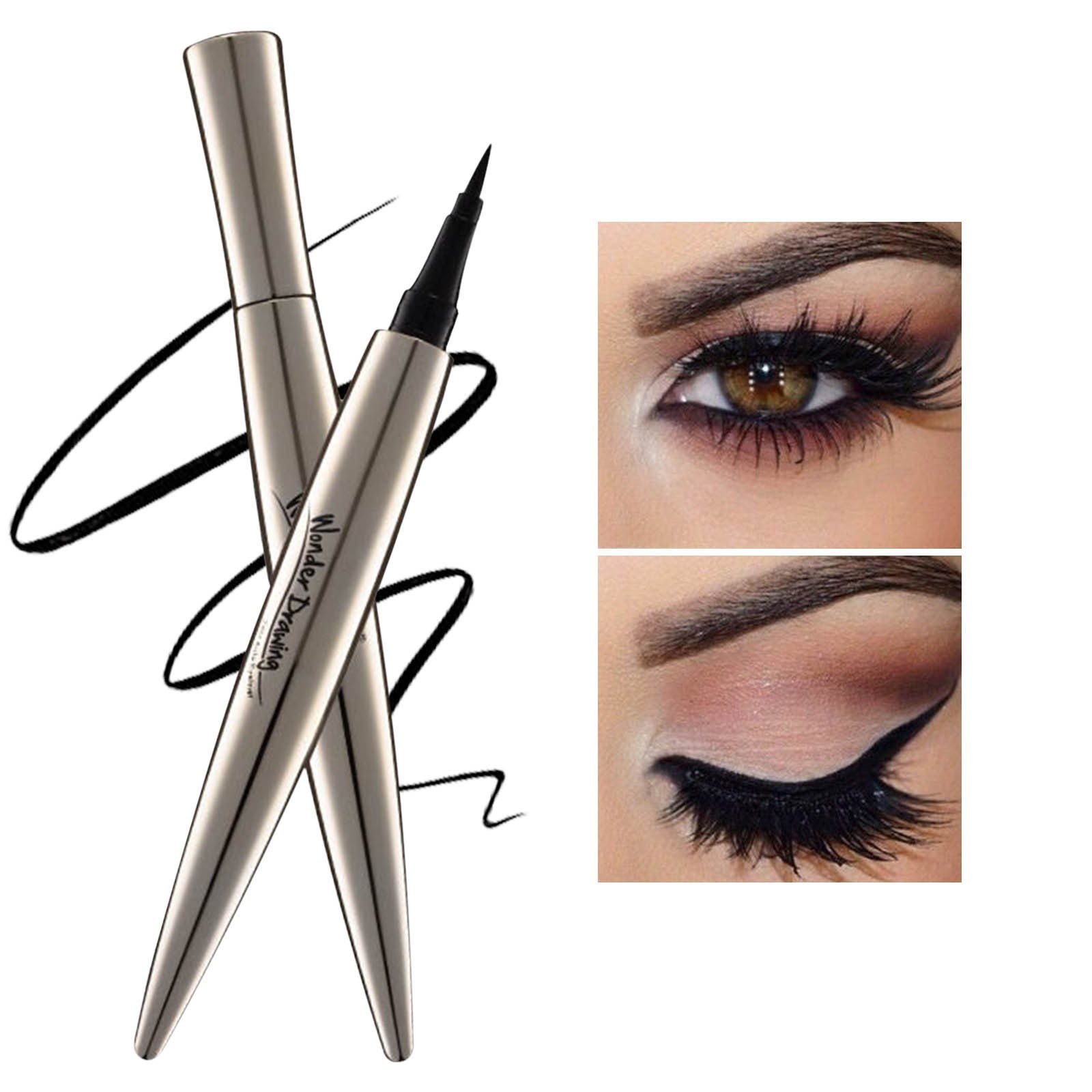 Musatteng Lip Liner Inner Corner Eye Highlighter Black Long Lasting