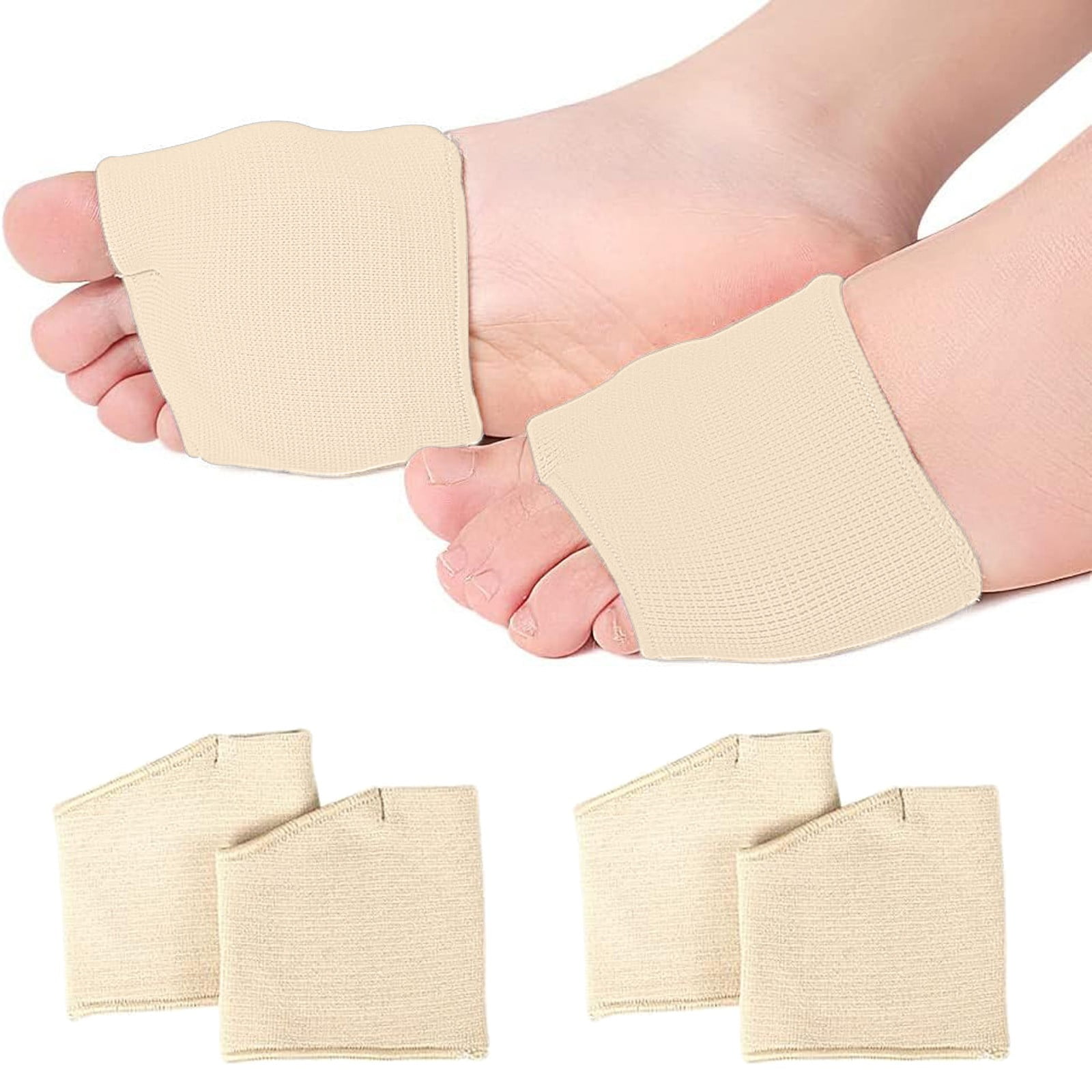 Musatteng Numb Feet Silk Feet Thumb Hallux Valgus Care Kit Extra Thick & Toe Pads For High Heel