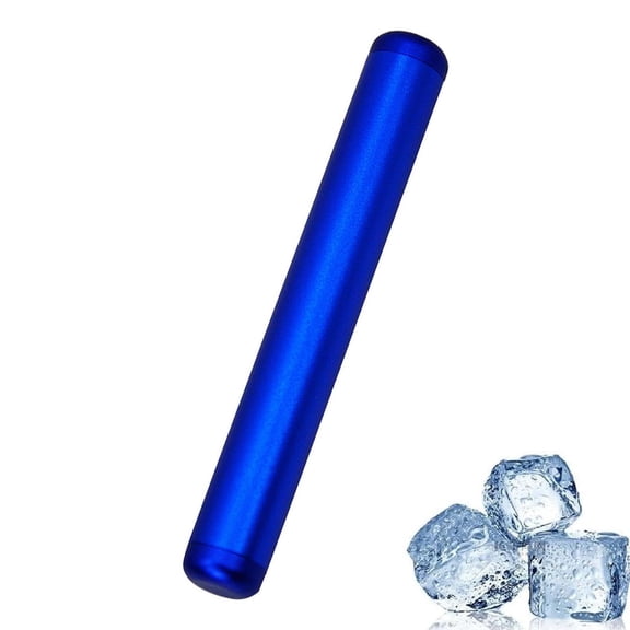 Musatteng Portable Aluminum Cooling Tube with Dual Caps - 500ml Food-Grade Thermal Container for Body Cooling & Pantry Storage, Leakproof Design