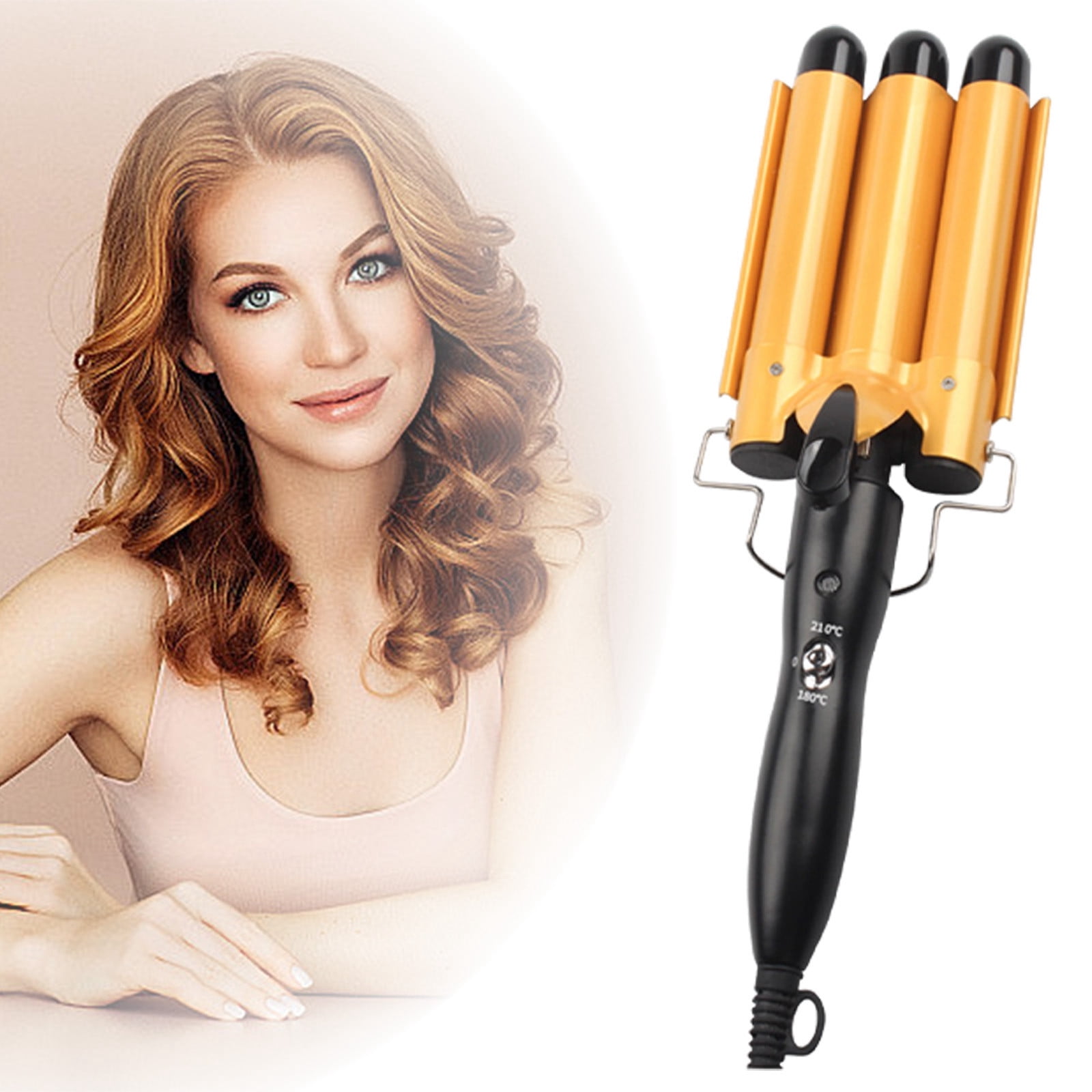 Musatteng Roller Clamps "Achieve Stunning Water Ripple Curls Instantly