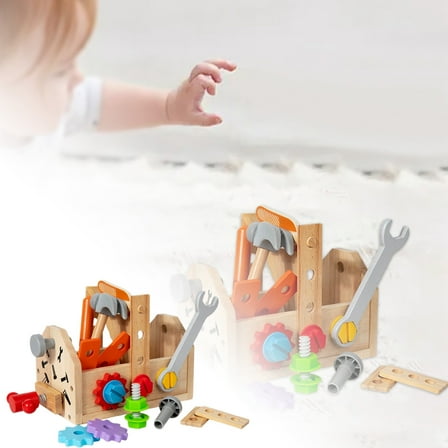 Musatteng STEM Building Block Toy Set - Math Learning Kit with Storage Box, Educational Screw Tool & Climbing Games for Kids Ages 5+