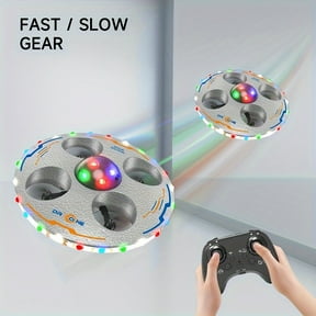 Musatteng Smart Induction Flying Disc Toy - Rechargeable UFO RC with Auto-Stabilization, STEM Educational Toy for & Adults, 25cm Diameter with LED Lights