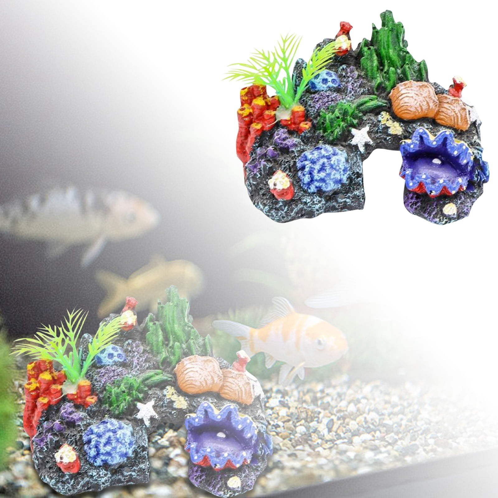 Musatteng Soccer Ornament Girl Fish Tank Decoration Aquarium Background Coral Coral Decoration
