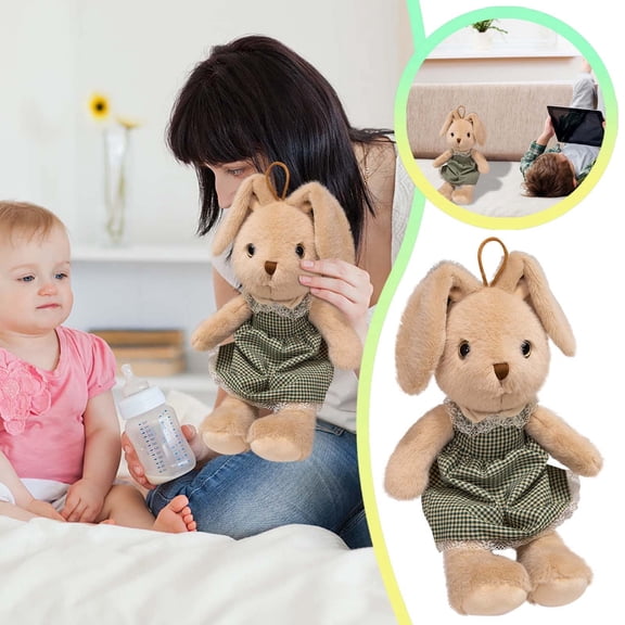 Musatteng ​Soft Plush Bunny Toy for Kids - Huggable Stuffed Animal with Long Ears, Cute Collectible Companion for Ages 3+​