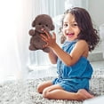 thumbnail image 1 of Musatteng Soft Poseable Bear Plush Toy - Huggable Sitting Companion Doll with Durable Design for Kids Ages 3+, Indoor/Outdoor & Car Seat Safe Travel Buddy, 1 of 5