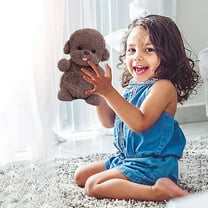 Musatteng Soft Poseable Bear Plush Toy - Huggable Sitting Companion Doll with Durable Design for Kids Ages 3 , Indoor/Outdoor & Car Seat Safe Travel Buddy