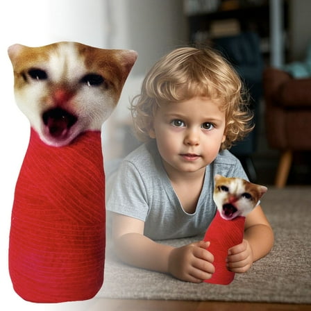 Musatteng Soft Toy Cat Stuffed Animal Cute Kitty Plushie For Kids Indoor Home For Children Ages 3 And Up