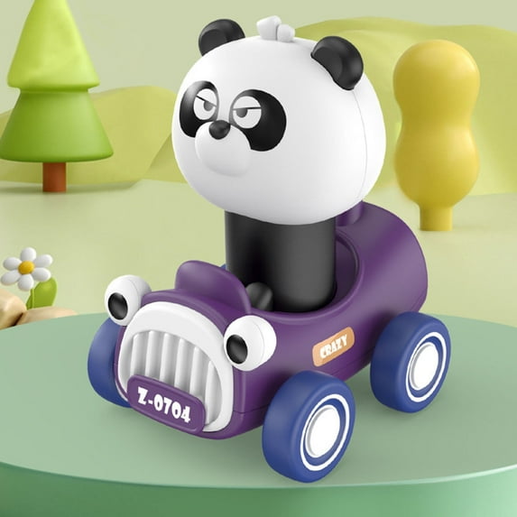 Musatteng Toddler Push-and-Go Animal Cars - 12-in-1 Baby Toy Vehicles for 6-24 Months, BPA-Free First Birthday Gift with Easy-Grip Wheels & Music