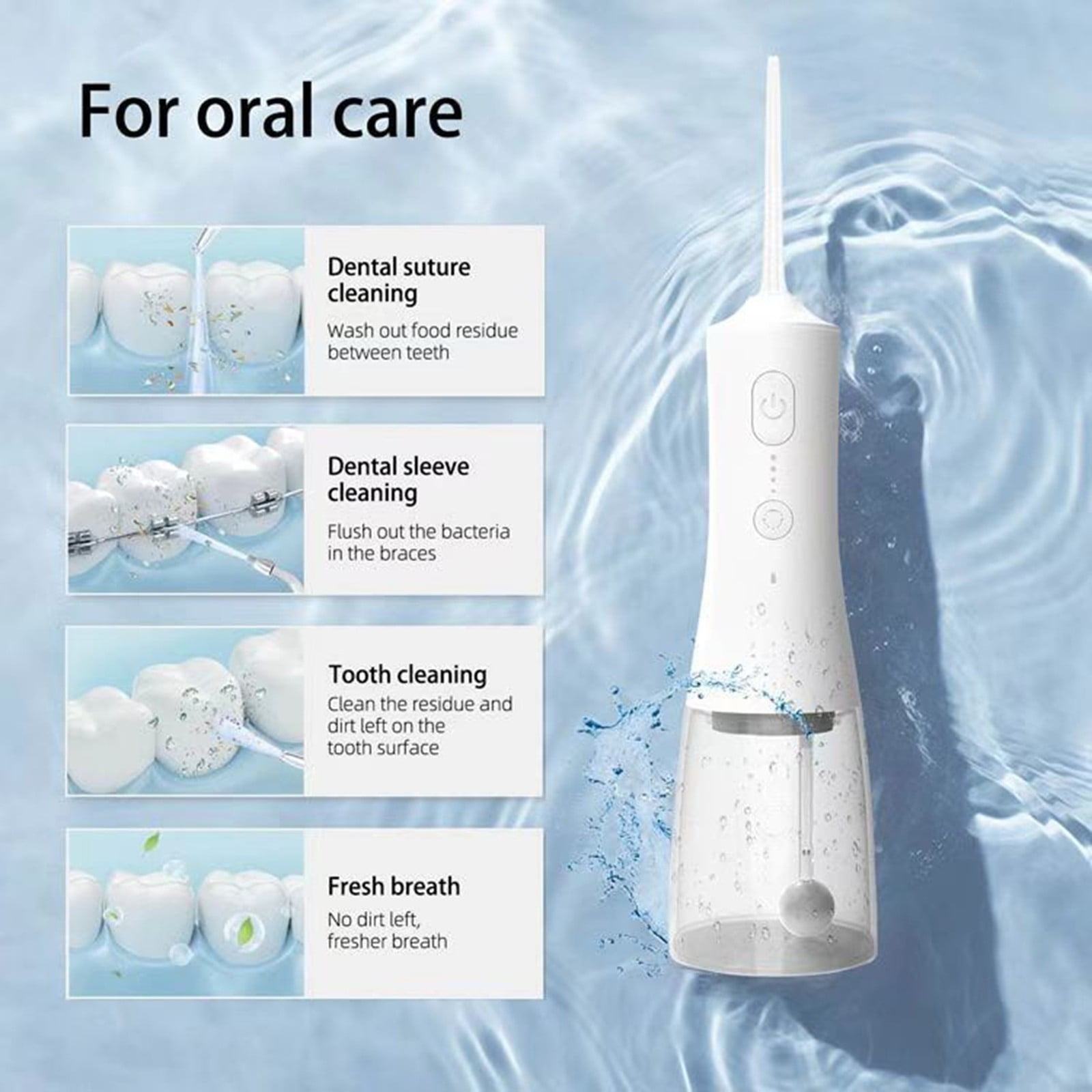 Musatteng Tooth Braces Bass Toothbrush Water Flossers For Teeth