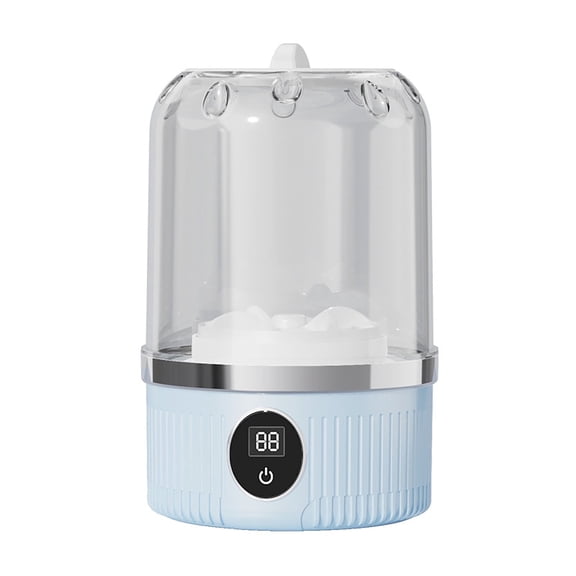 Musatteng Underwear Washer Portable Rechargeable Cordless Mini Washing Machine 3000mAh Fits For Bras/Underwear/Socks Compact Laundry Solution For Travel Camping RV & Dorms Black And Screwdriver