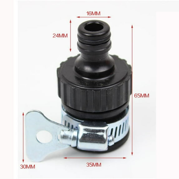 Musatteng Utility Tub Faucet Universal Tap Connector Adapter Mixer Kitchen Garden Hose Pipe Joiner Fitting Kitchen Faucet Parts Replacement