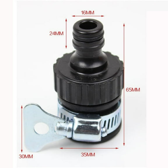 Musatteng Utility Tub Faucet Universal Tap Connector Adapter Mixer Kitchen Garden Hose Pipe Joiner Fitting Kitchen Faucet Parts Replacement